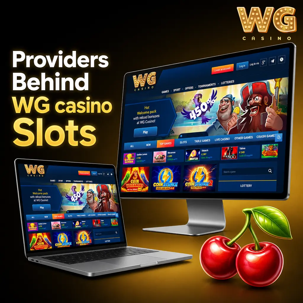 WG casino slot providers list including Pragmatic Play, Play’n GO, NetEnt, Microgaming and Relax Gaming