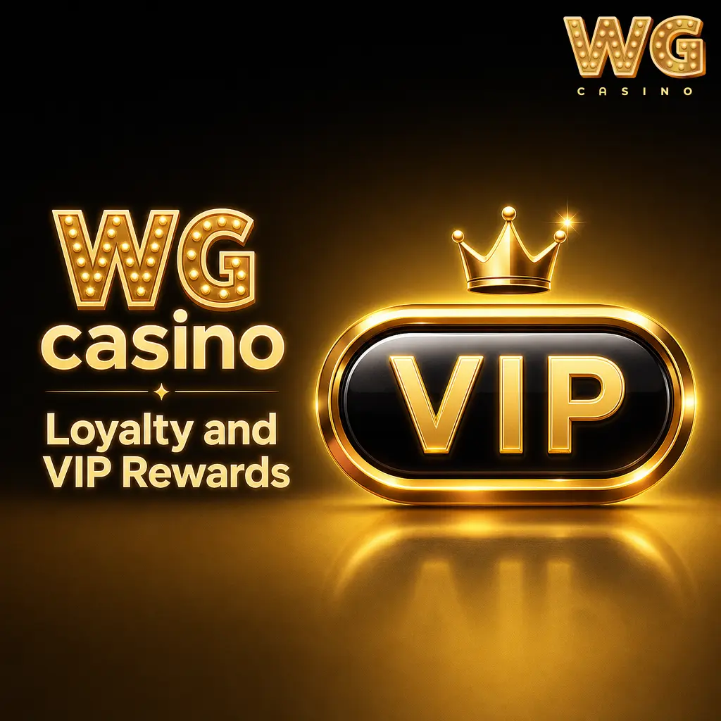 WG Casino loyalty and VIP rewards dashboard showing level, points balance, reward type and expiry time