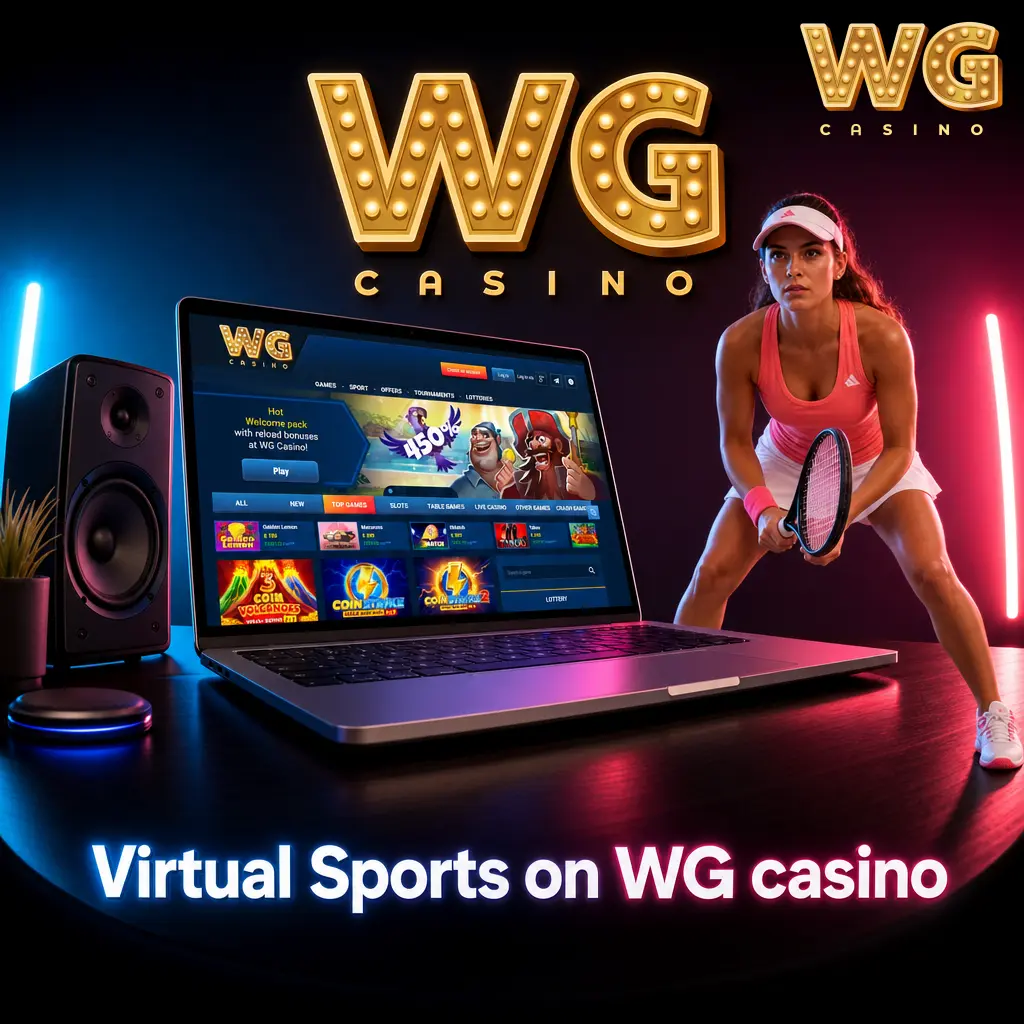 Virtual sports betting at WG Casino with football, horse racing, basketball, greyhounds and tennis
